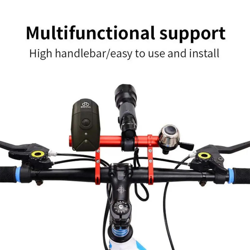 Description Picture 5 of item20cm Aluminum Alloy Bicycle Handlebar Extended Bracket Mountain Bike  Front Light Bracket Extender Rack Parts