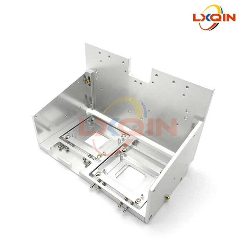 Description Picture 2 of itemLXQIN double head frame head plate for xp600 dx5 dx7 5113 4720 I3200 printhead carriage bracket head holder plate printer parts