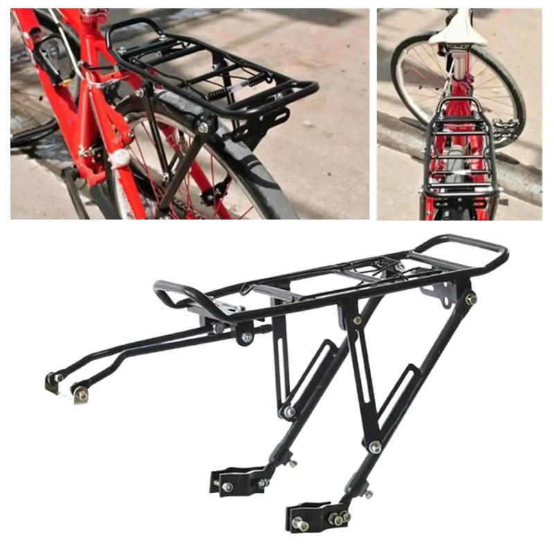 Description Picture 2 of itemBicycle Rear Luggage Cargo Rack Alloy Carrier Bracket Tailstock Holder Bicycle Rear Cargo Rack Rear Bike Rack For Cycling parts