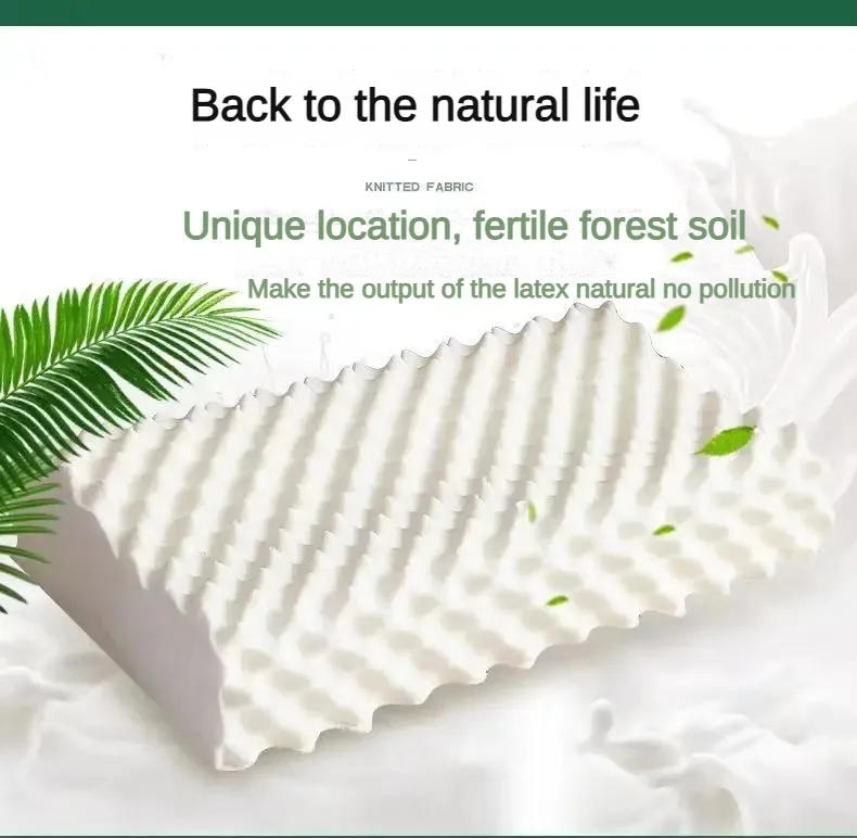 Description Picture 4 of itemThailand Natural Latex  Adult Pillow Core Massage Pillow Core Gift Children's Latex Pillow Manufacturer Wholesale