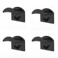 4Pcs black