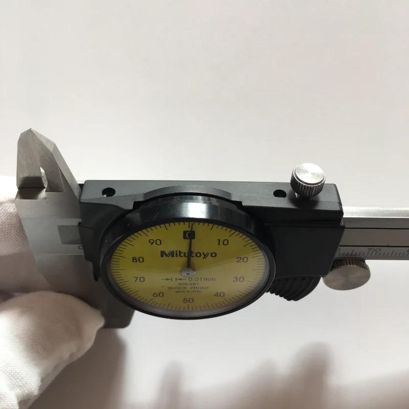 Description Picture 4 of itemMitutoyo Dial Caliper 0-150mm/0.01 505-681 D15TN Calibre Stainless Steel Vernier Calipers Measuring Tools