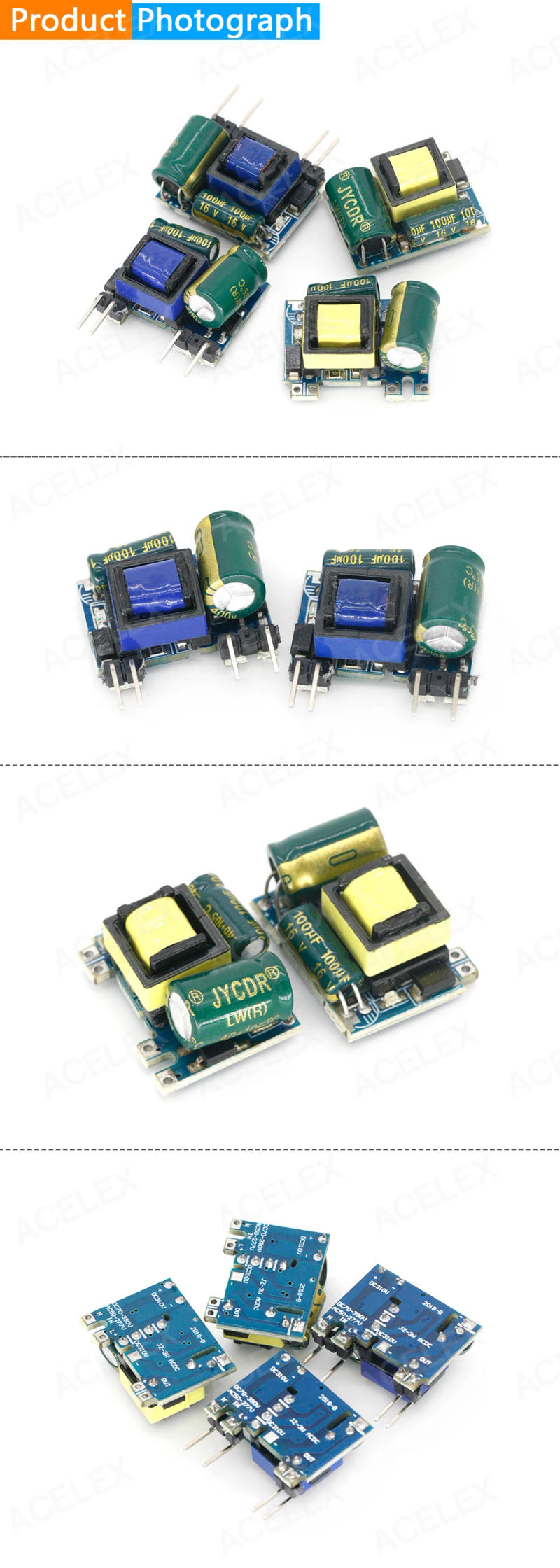 Description Picture 4 of itemAC-DC 5V 700mA 12V 300mA 3.5W Isolated Switch Power Supply Module Buck Converter Step Down Module 220V turn 5V/12V