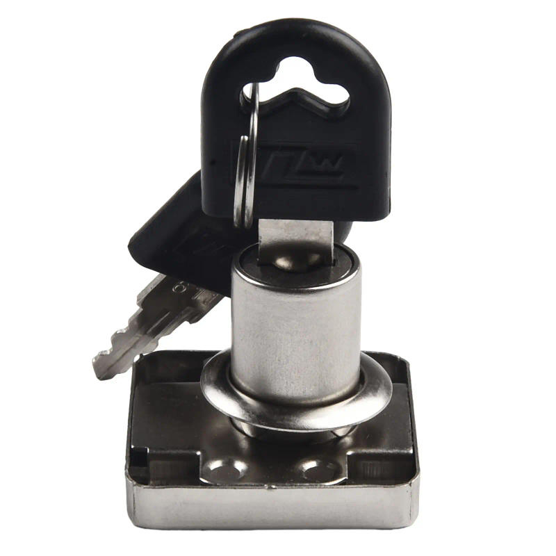 Description Picture 6 of item2PCS Furniture Drawer Lock Matching Key Drawer Lock Bolt Cam Lock Wardrobe Cabinets Glove Boxes Locks Hardware