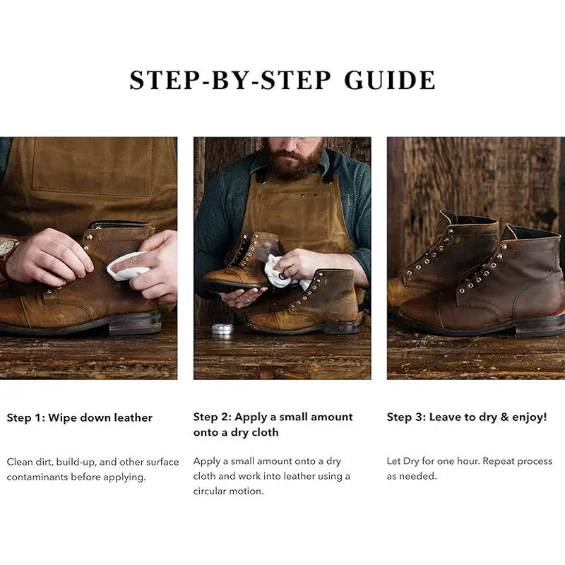 Description Picture 6 of itemLuxury Leather Shoe Polish Cream â€“ Mirror Shine, High Gloss Finish, Premium Shoe Care for Dress Shoes and Boots