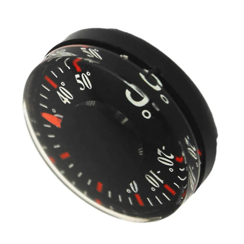 Description Picture 3 of itemHigh Precision Thermometer Plastic Round Temperature Gauge Double Temp Monitor Test Fitting For Household Auto