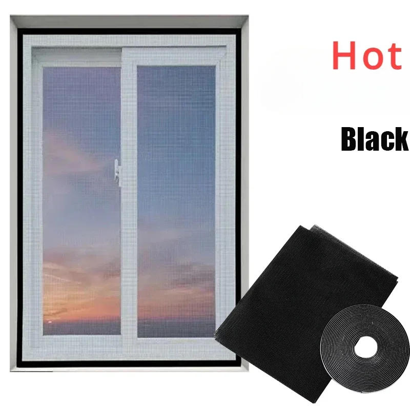 Description Picture 4 of itemDIY Mosquito Net Self-adhesive Indoor Anti-insect Fly Screen Curtains Window Net Protections Mesh Home Textile Bed Garden