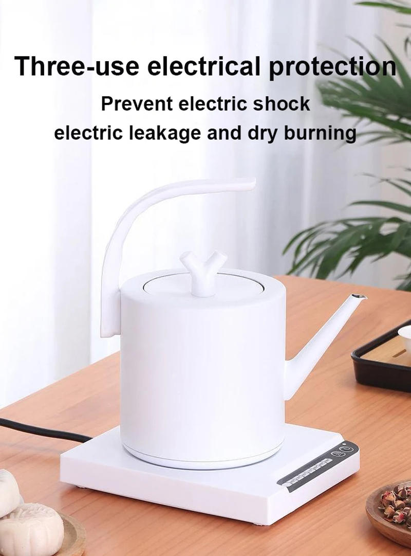 Description Picture 5 of itemLong Mouth Electric Kettle Hand Brew Drip Coffee Pot Temperature Control Teapot Keep-Warm Hot Water Heating Boiler Milk Heater