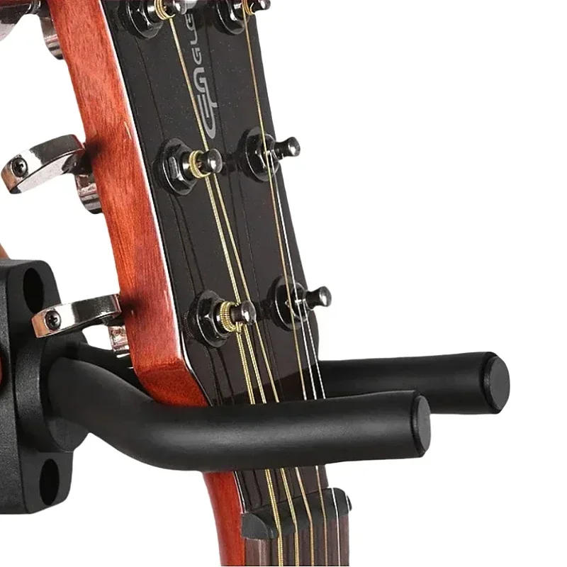 Description Picture 6 of itemMulti-styles Guitar Wall Mount Hanger Non-slip Instrument Rack Holder for Classical/Folk/Electric Guitar Bass Ukulele