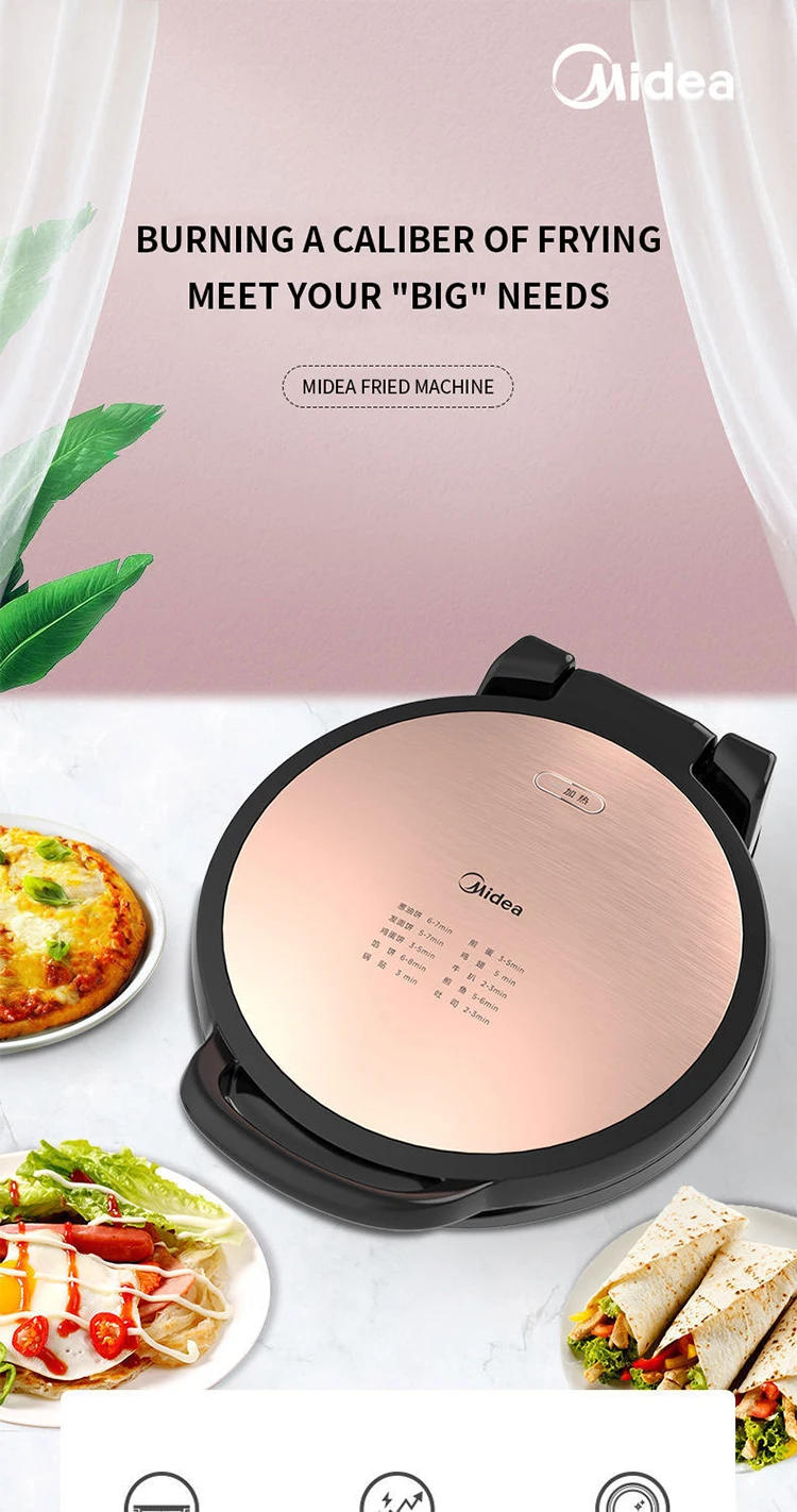 Description Picture 3 of itemNew 2024 Electric griddle home skillet to deepen and increase double heating of pancake pan