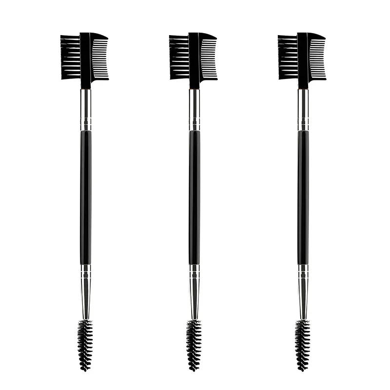Description Picture 4 of item3/10 PC 1PC Double Ended Eyebrow Comb Brush Beauty Makeup Brushes Eyelash Applicator Professional Make Up Tool