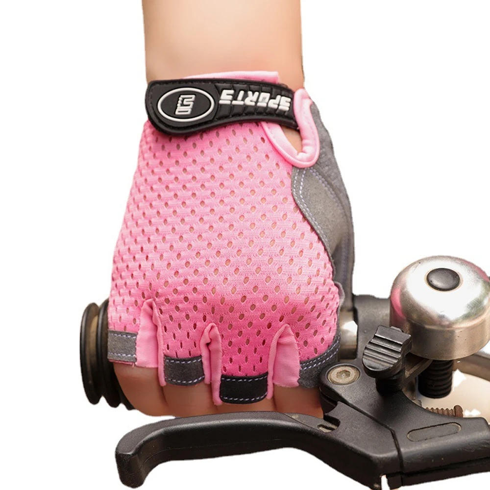 Description Picture 5 of item1Pair Kids Fishing Gloves, Kids Sport Gloves,Kids Cycling Gloves,Children Full Finger Gloves for Cycling Camping Fishing Parkour