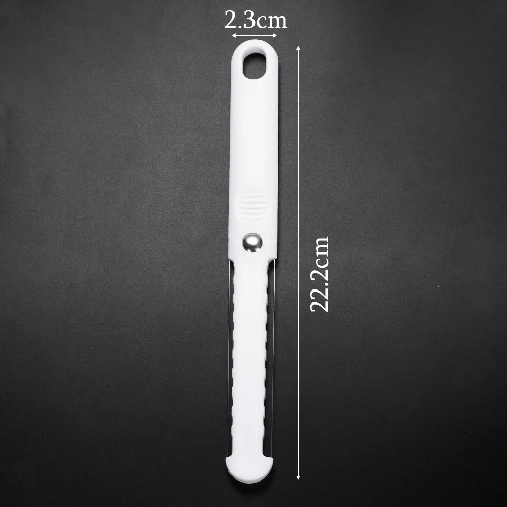 Description Picture 2 of item1PC Cheese Butter Slicer Peeler Cutter Tool Wire Thick Hard Soft Handle Plastic Cheese Knife Cooking Baking Tools