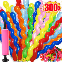 Spiral Balloon Mix Color Latex Long Balloons Holiday Activities Parties Birthday Wedding Decoration Balloon Boy Girl Gift Toys