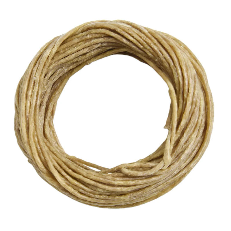 Description Picture 5 of item1 Roll 2.0mmx10m Organic Natural Beeswax Wicks Hemp Candle Wicks Handmade Crafts Ornament Decoration DIY Accessories
