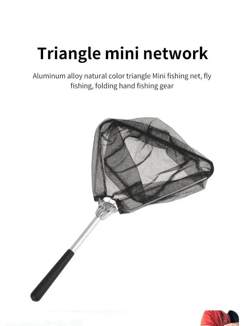 Description Picture 2 of item1pc Heavy Duty Folding Fishing Landing Net - 5.91FT/7.87FT Pole Handle For Kayak, Fly, Catfish, Bass, Crab & Trout!