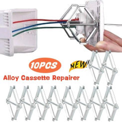 10 Pieces Alloy Cassette Repairer 86mm Dark Box Repair Screw Switch Socket Boxes Replacement Fixed Wall Repair Box Support Rod