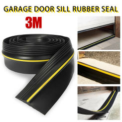 3m Solid Garage Threshold Door Weather Rubber Seal Strap Floor Seal Waterproof Dustproof Special PVC Rubber Strip