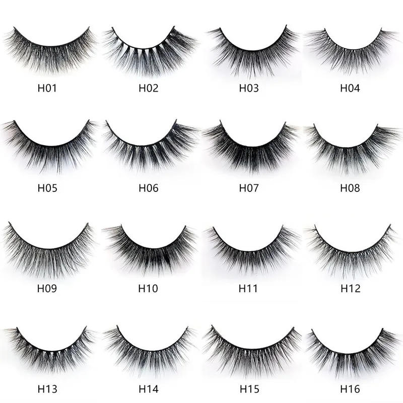 Description Picture 2 of itemMIOFIA Lashes 5 Pairs Natural Faux Mink Eyelashes Fluffy Soft False Eyelashes Wholesale Eyelashes G800,G806,H13