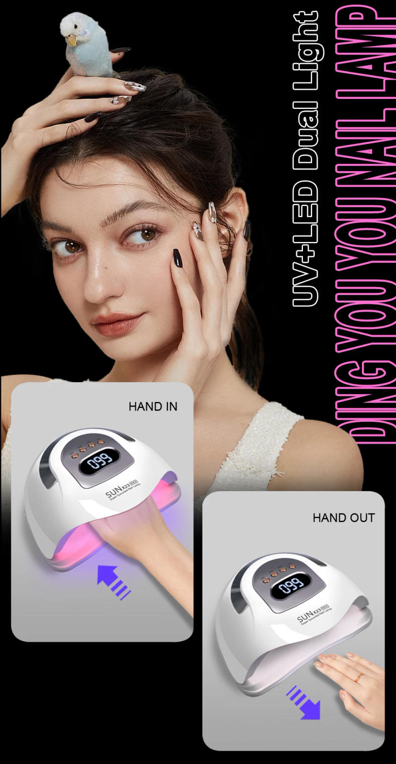 Description Picture 3 of item81 LEDs Professional Nail Dryer LED UV Lamp for Nails Gel Polish Dryer Light Nail Art Accessories Curing Gel Toe Nails