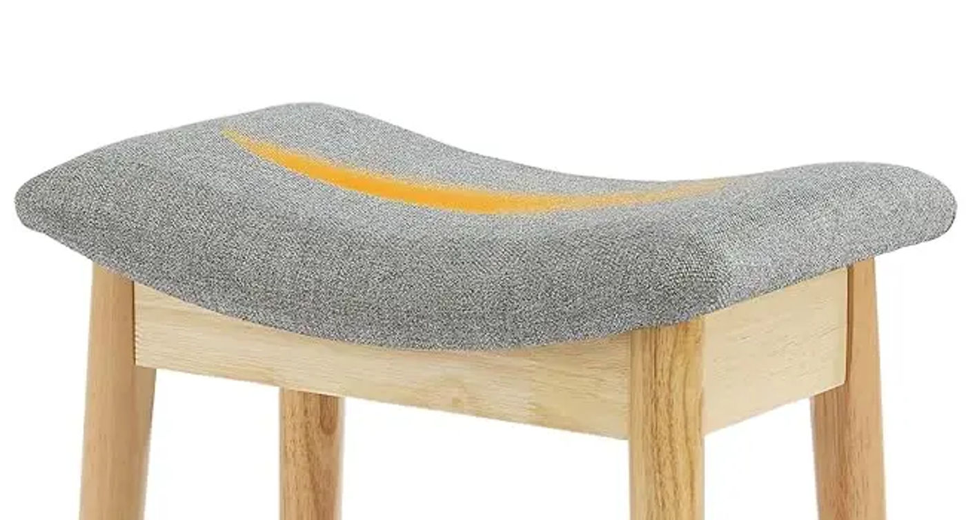 Description Picture 5 of itemVanity Stool Vanity Chair 18 Inch-  Stool Chair Wood Legs, Modern Piano Bench Makeup and Foot Stool for Bedroom.