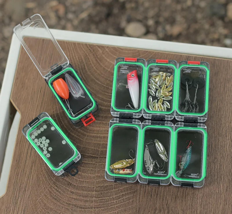 Description Picture 5 of itemSplicing Fishing Lure Box Glow-in-the-dark Magnetic Clear Fishing Hooks Soft Hard Bait Angling Tools Gear Organizer Case