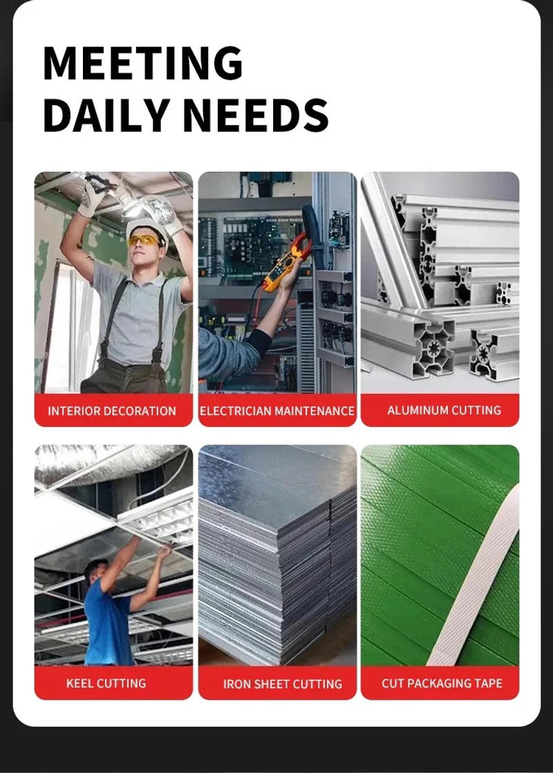 Description Picture 5 of itemProfessional Industrial Shears:Stainless Steel Scissors Tin Snips for Metal Sheet & PVC Pipe Cutting