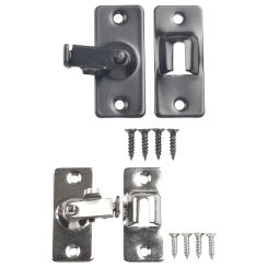 Stainless Steel 90 Degree Right Angle Door Latch Door Locks Bolt For Barn Sliding Door Flip Door Buckles Furniture Hardware Part