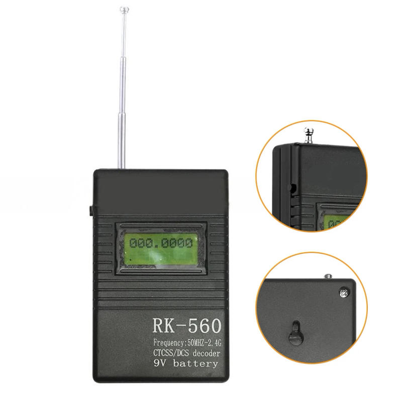 Description Picture 3 of item1pc RK560 Frequency Meter Counter Accurate Testing 50MHZ-2.4GHz Battery Powered Frequency Counter Instruments Replace Parts