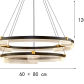 2 rings 60 80cm
