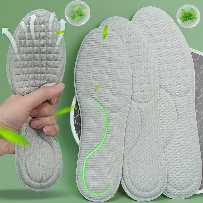 Description Picture 4 of itemNew Memory Foam Orthopedic Insoles for Shoes Sports Absorbs Sweat Soft Antibacterial Men Women Unisex Soft Shoe Accessories