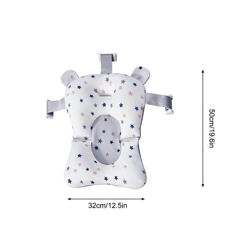Description Picture 6 of itemBaby Bathing Seat Non-slip Security Chair Support Bed Mat Portable Washable Soft Comfort Newborn Shower Cushion Pad