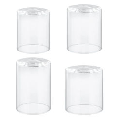 Clear Glass Shade Decor Hanging Light Cover Shade Cylinder Shade Covers for Cafe
