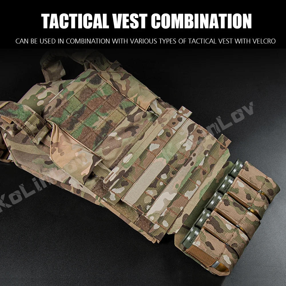 Description Picture 4 of itemAirsoft M203 Grenade Pouches Chest Rig Hanging Bag D3CRM MK3 MK4 Chest Magazine Pouch Tactical Vest Abdominal Grenade Bag