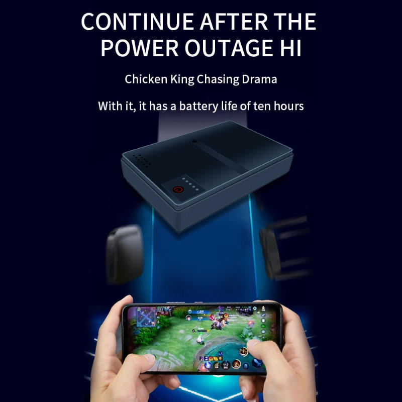 Description Picture 5 of item10400mAh Mini Portable Route UPS 220V to 5-24V Uninterruptible Power Supply For WiFi Router Large Capacity Standby Power Adapter