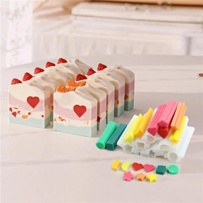 Description Picture 4 of itemSilicone Soap Mold Butterfly Dolphin Round Heart Pipe Tube Soap Mould DIY Handcraft Soap Making Art