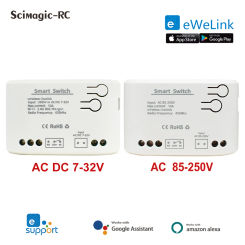 Ewelink WIFI Smart Switch  Garage Door Opener Controller Circuit Breaker Switch Relay Module Voice Control Alexa Google Home