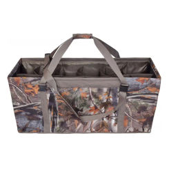 Hunting Decoy Bag 12Slot Backpack Waterfowl Bait Portable Mesh Bag With Shoulder Strap Drawstring Carrying Duck Pigeon Decoy Bag