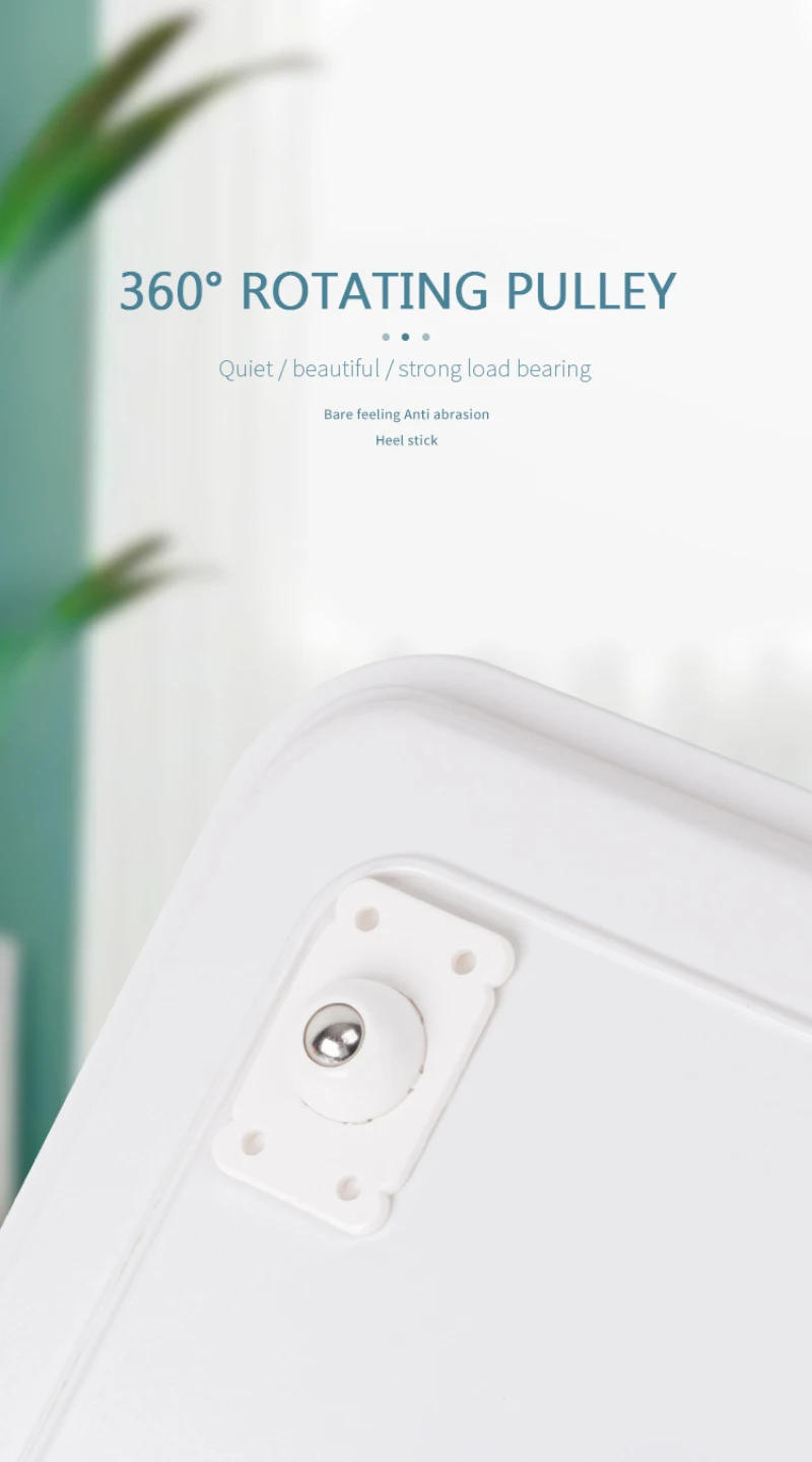 Description Picture 2 of item12PCS Self Adhesive Caster Mini Swivel Wheels Stainless Steel Universal 360 Degree Rotation Pulley for Furniture Storage Box