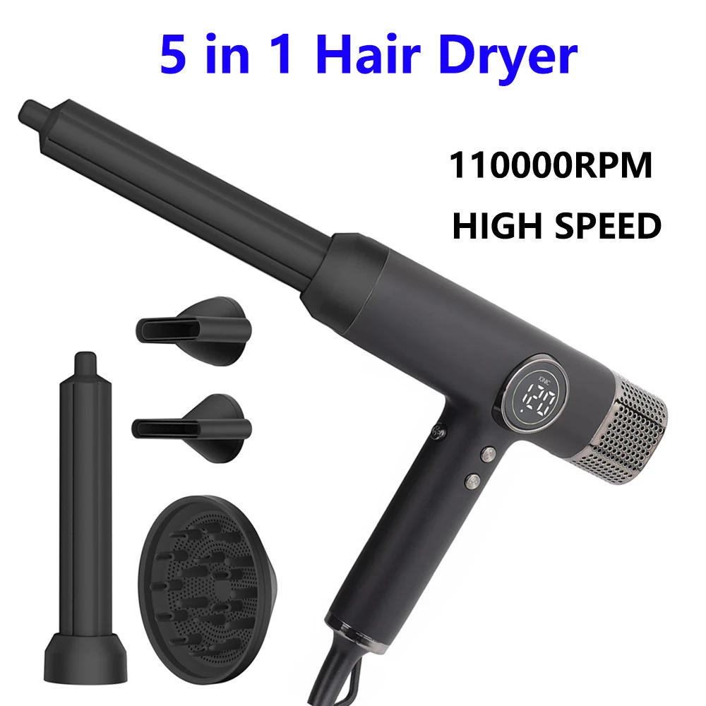 Description Picture 5 of itemProfessional 110000rpm Brushless Hair Dryer Negative Ions Blow Dryer Super Powerful Wind Lownoise Salon 1600W Electric Blower