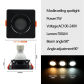 Square 7W Black