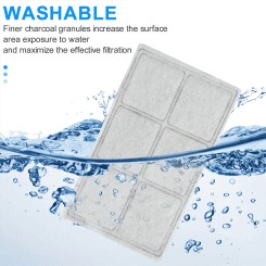 6 Pcs Water Fountain Filters Replacement for Drinkwell Platinum Pets Cat Dogs Water Drinking Fountain