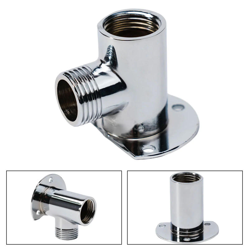 Description Picture 6 of itemDurable Stylish Shower Arm Shower Head Tool Durable Fine Workmanship Shower Head Extension Arm With Mount Base