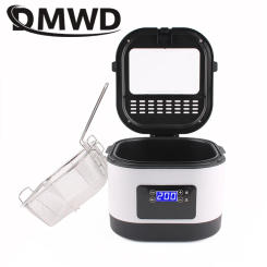 5L Electric Deep Fryer Oil Oven Hotpot Adjustable Thermostat Fried Chicken Grill French Fries Frying Machine Heating Pot Cooker