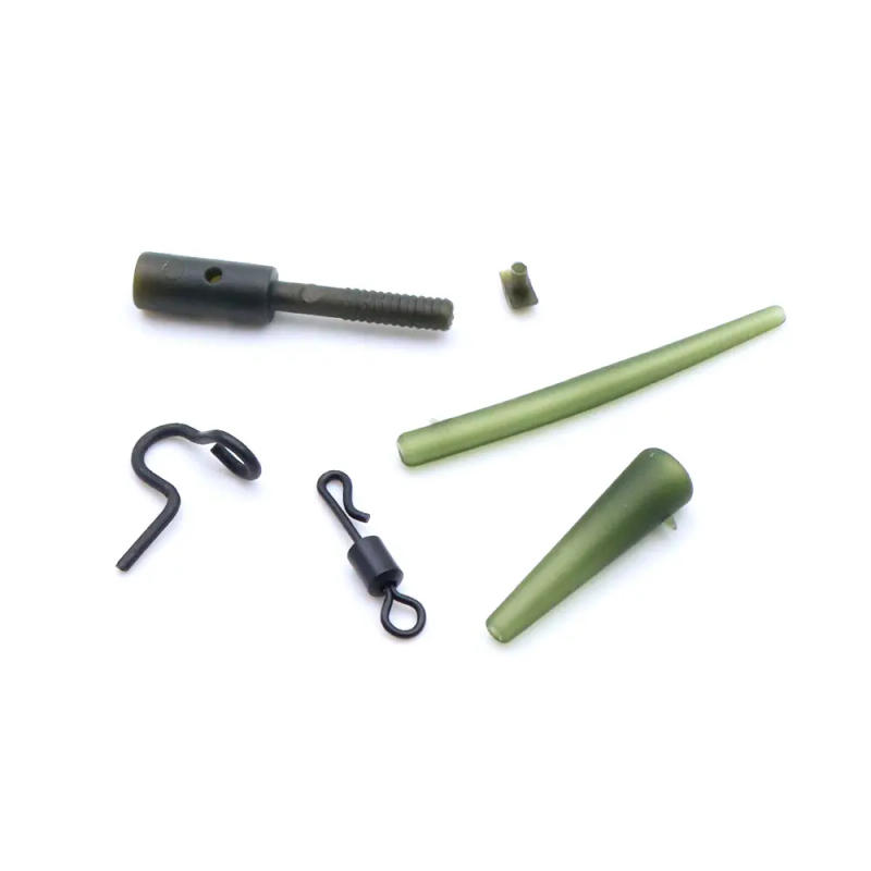 Description Picture 3 of item5 Set Helicopter Hair Rig Fishing Accessories Kit Lead Clip Quick Change Snap Swivels Boilie Fishing Method Feeder Carp Tackle