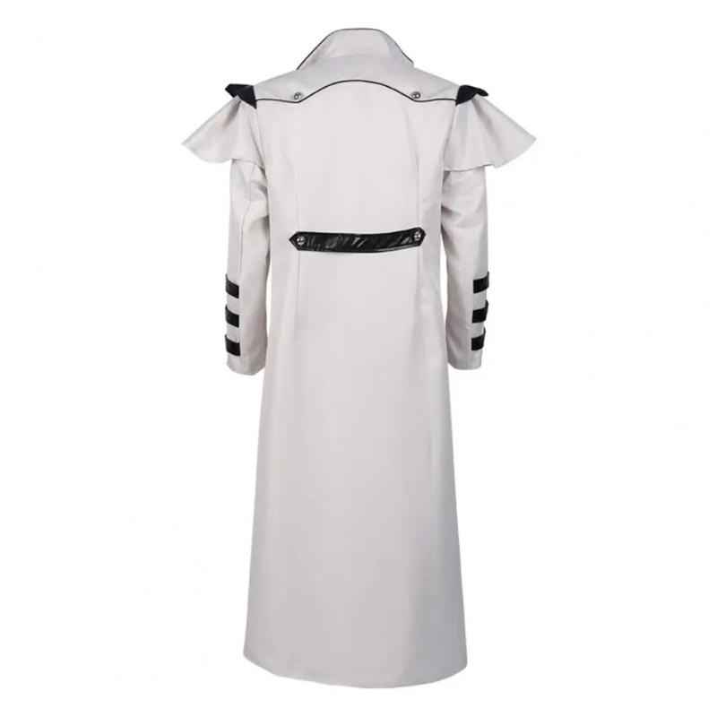 Description Picture 5 of itemColor-blocked Lapel Coat Medieval Royal Gothic Steampunk Cosplay Men's Coat for Halloween Stage Performance Retro Color Matching