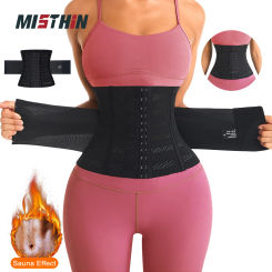 MISTHIN Women Waist Trainer Tummy Control Corset Slimming Postpartum Shapewear Fajas Girdle Gym Fitness Sculpting Body Shaper