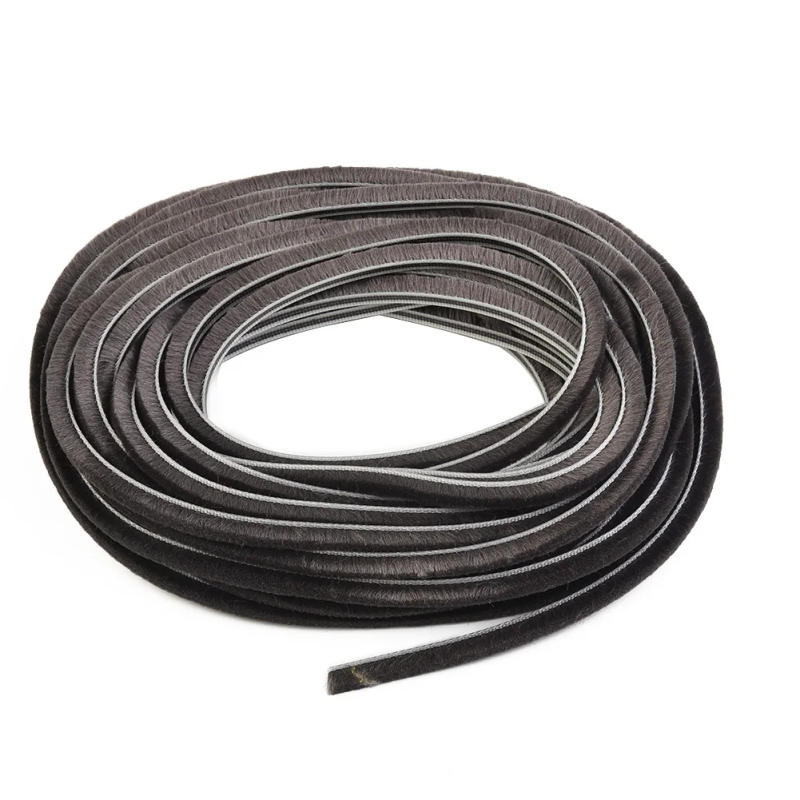 Description Picture 2 of item10M Brush Strip Door Window Sealing Strip Sliding Wardrobe Door Sound Insulation Dust Sealing Strip 5mm X 6mm