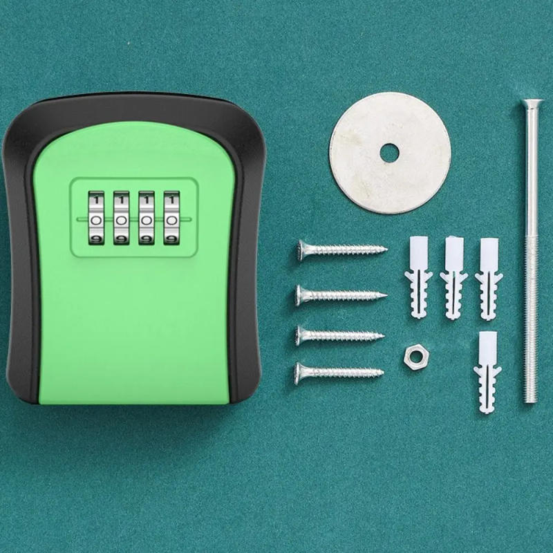 Description Picture 4 of itemNew Engineering Plastic Key Safe Box Weatherproof Anti-theft Key Security Storage Case Wall Mounted Door Lock Code Box Outdoor