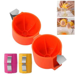Egg Shell Opener Egg Beater Egg Shell Separator Kitchen Baking Tool Cooking Egg Beater Handheld Egg White Remover Baking Tool